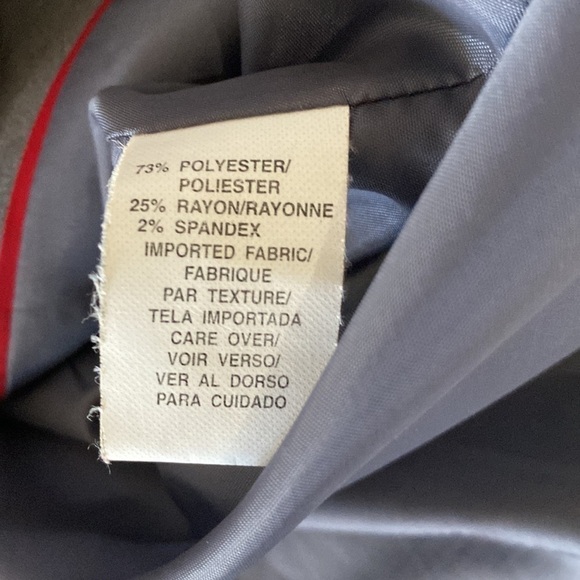 Anne Klein Red Label One Button Blazer Jacket - Picture 9 of 10